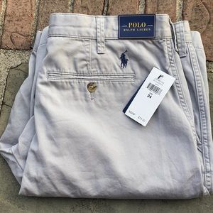Polo men’s classic relax fit short 34 in waist gray-NWT